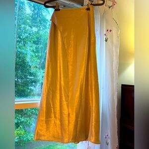 H&M Gold Skirt